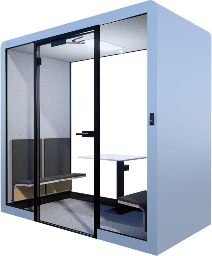 Hybrid | Accessible acoustic phone booths and meeting pods